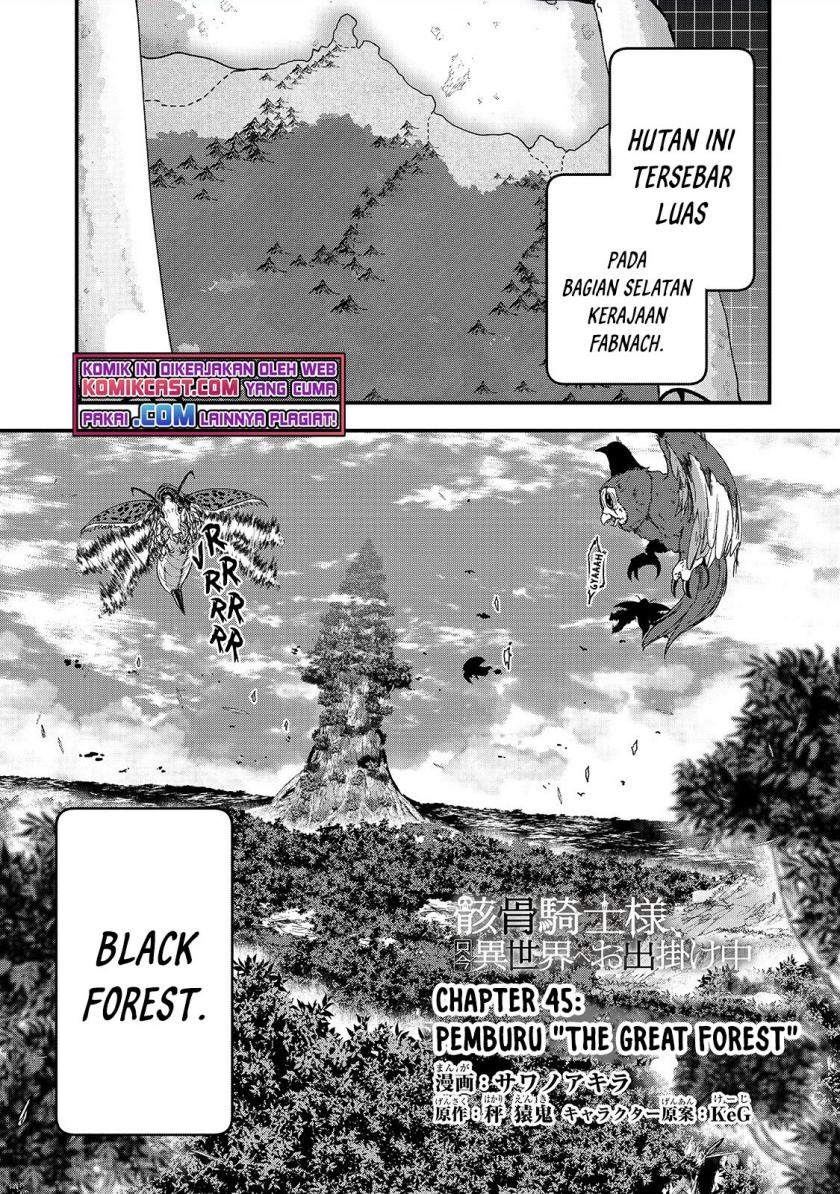 Gaikotsu Kishi-sama Tadaima Isekai e o Dekake-chuu Chapter 45