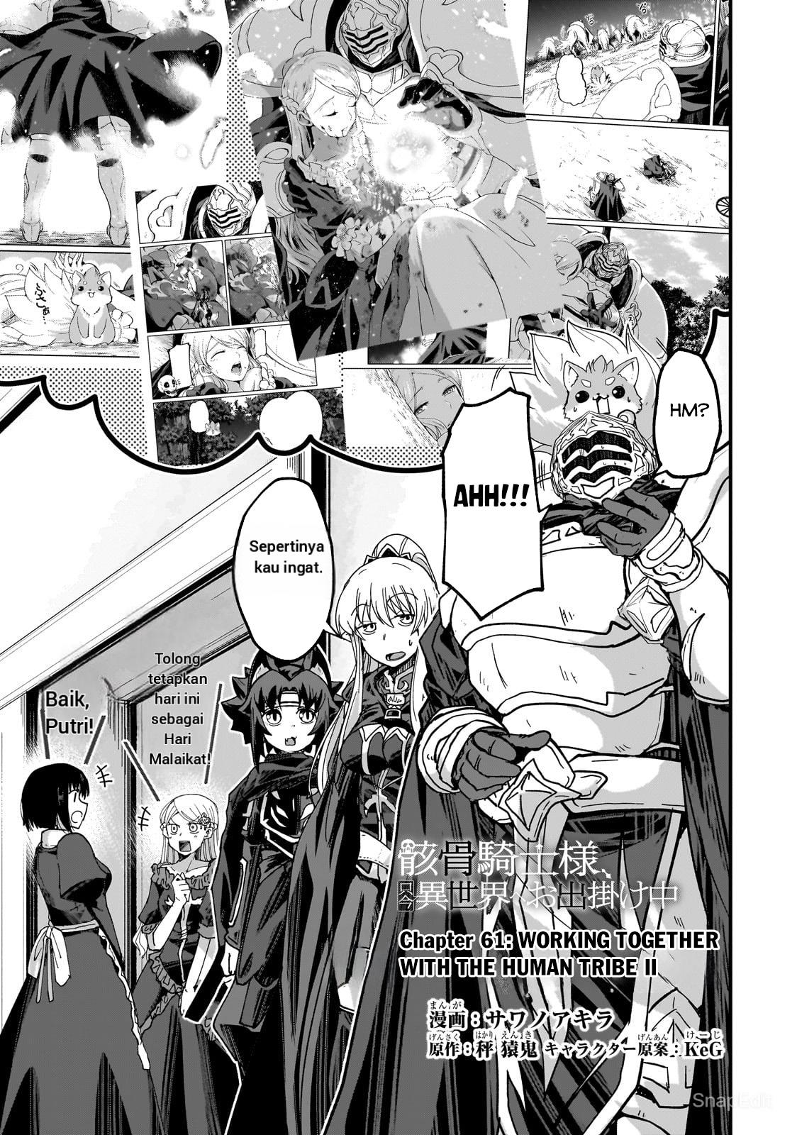 Gaikotsu Kishi-sama Tadaima Isekai e o Dekake-chuu Chapter 61.1