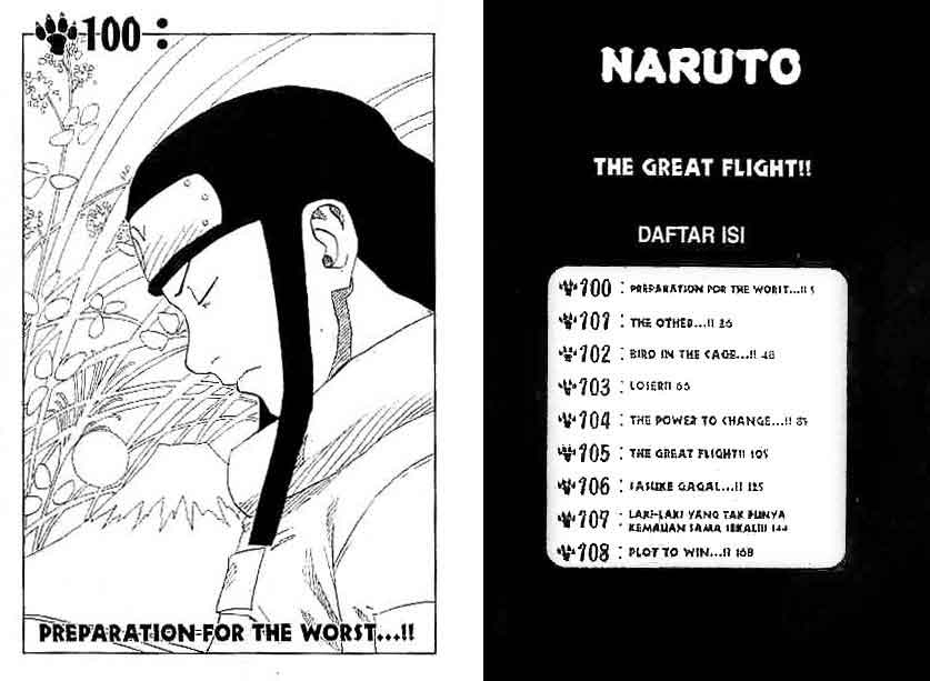Naruto Chapter 100