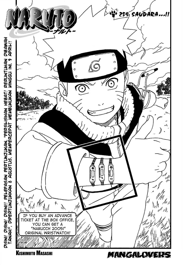 Naruto Chapter 254