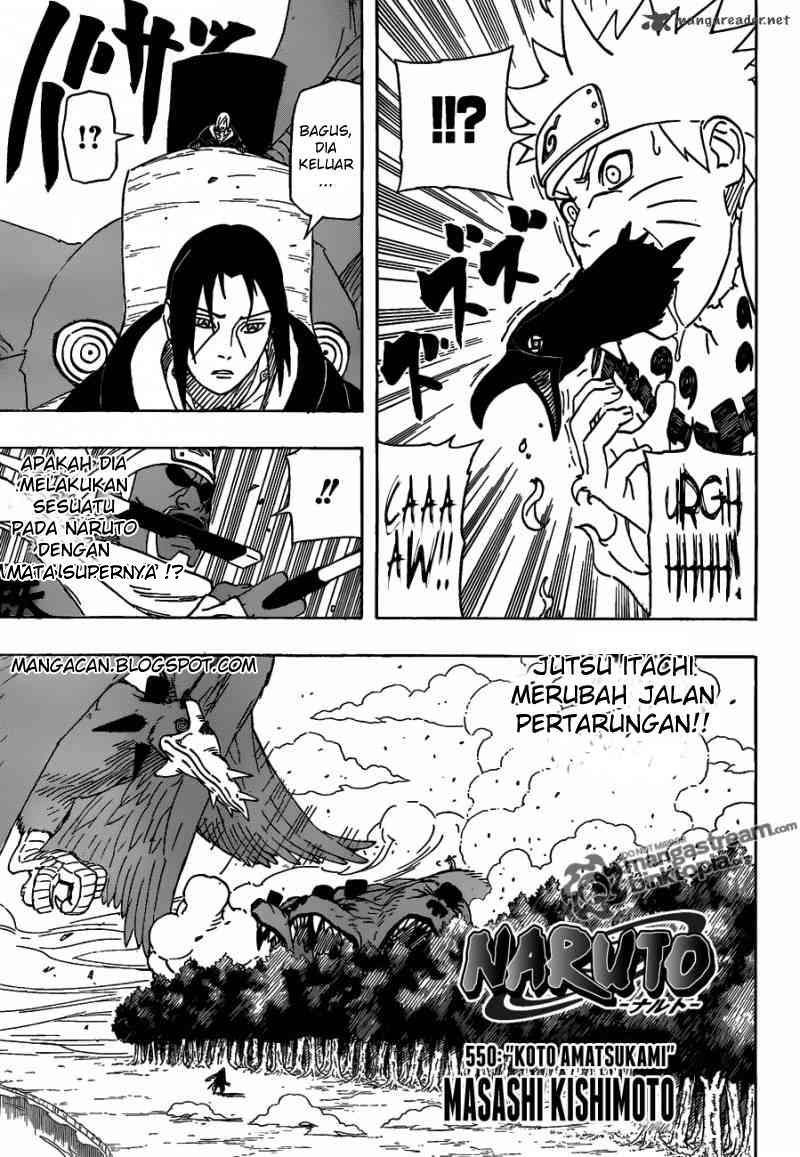 Naruto Chapter 550