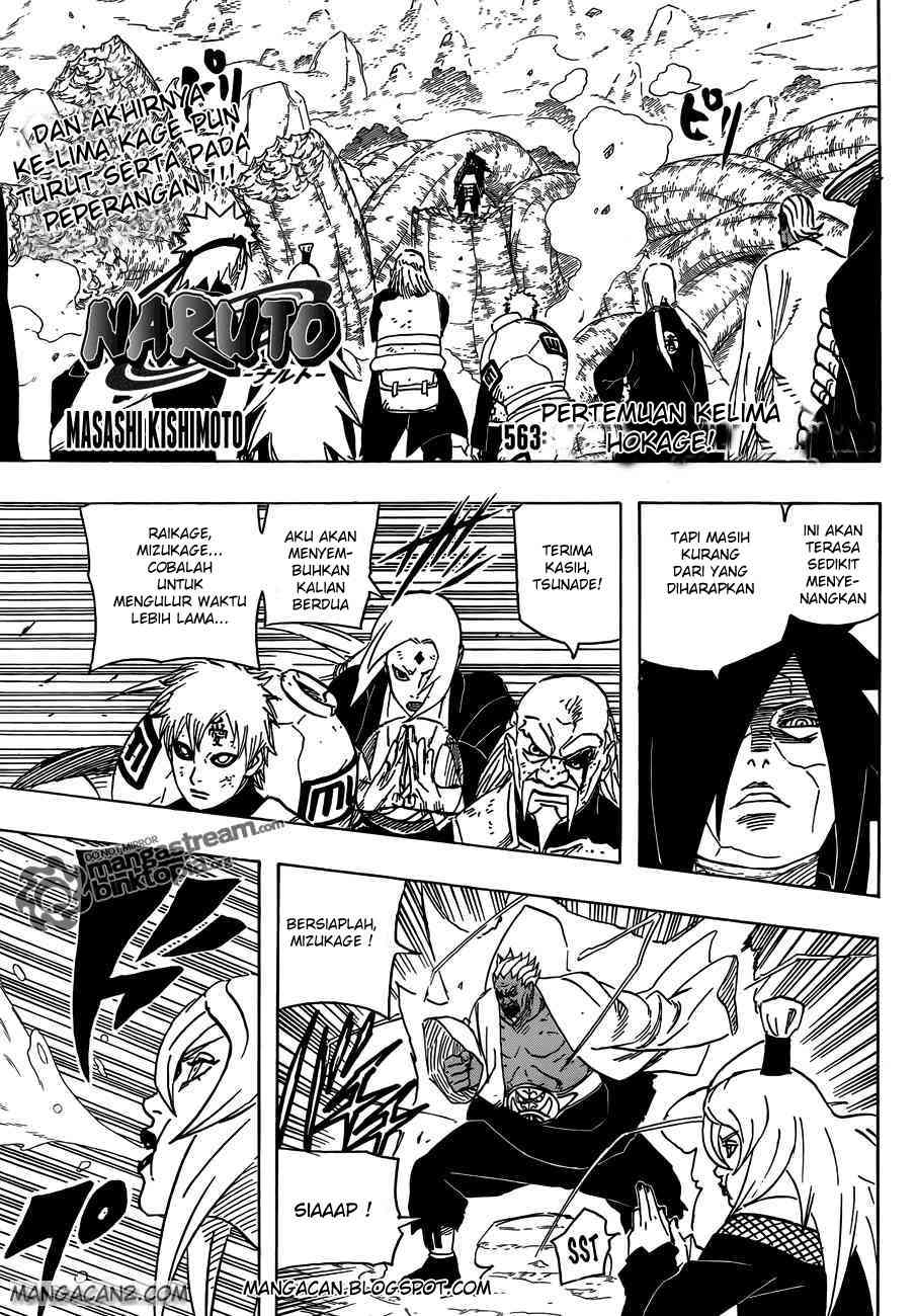 Naruto Chapter 563