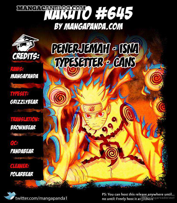 Naruto Chapter 645