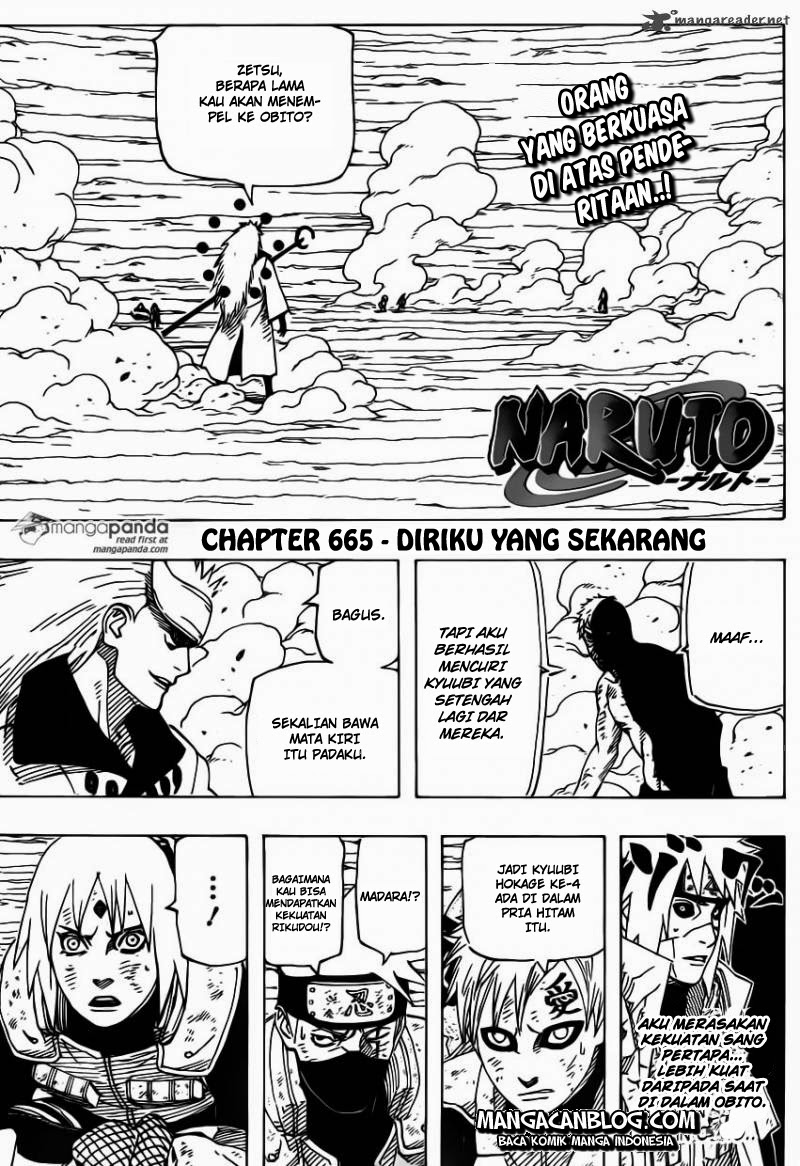 Naruto Chapter 665