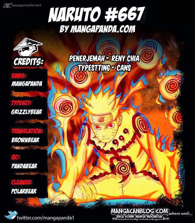 Naruto Chapter 667