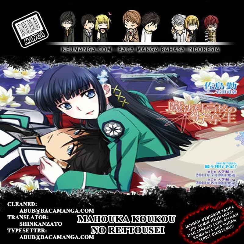 Mahouka Koukou no Rettousei – Nyuugaku-hen Chapter 11