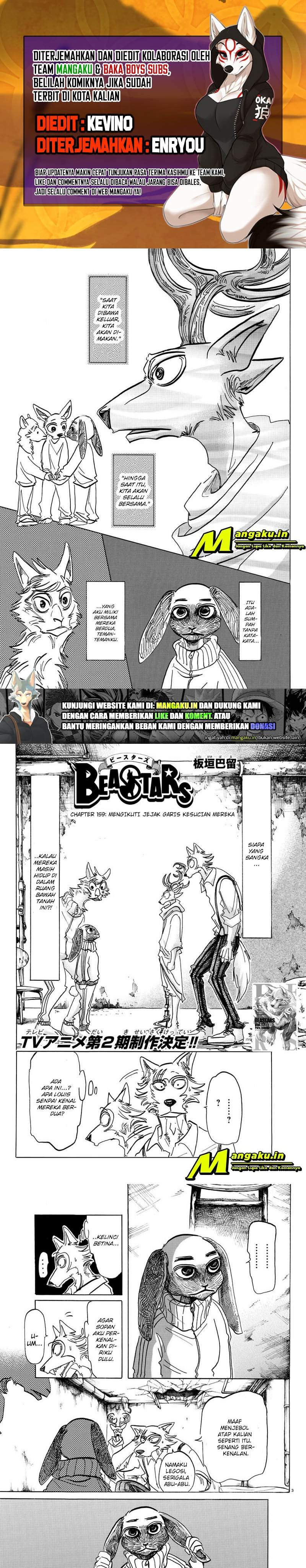 BEASTARS Chapter 159