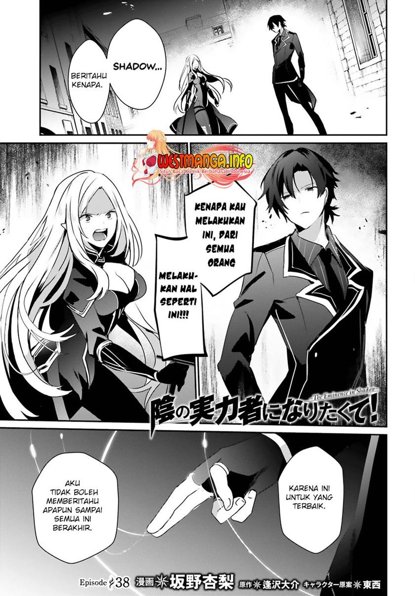 Kage no Jitsuryokusha ni Naritakute Chapter 38