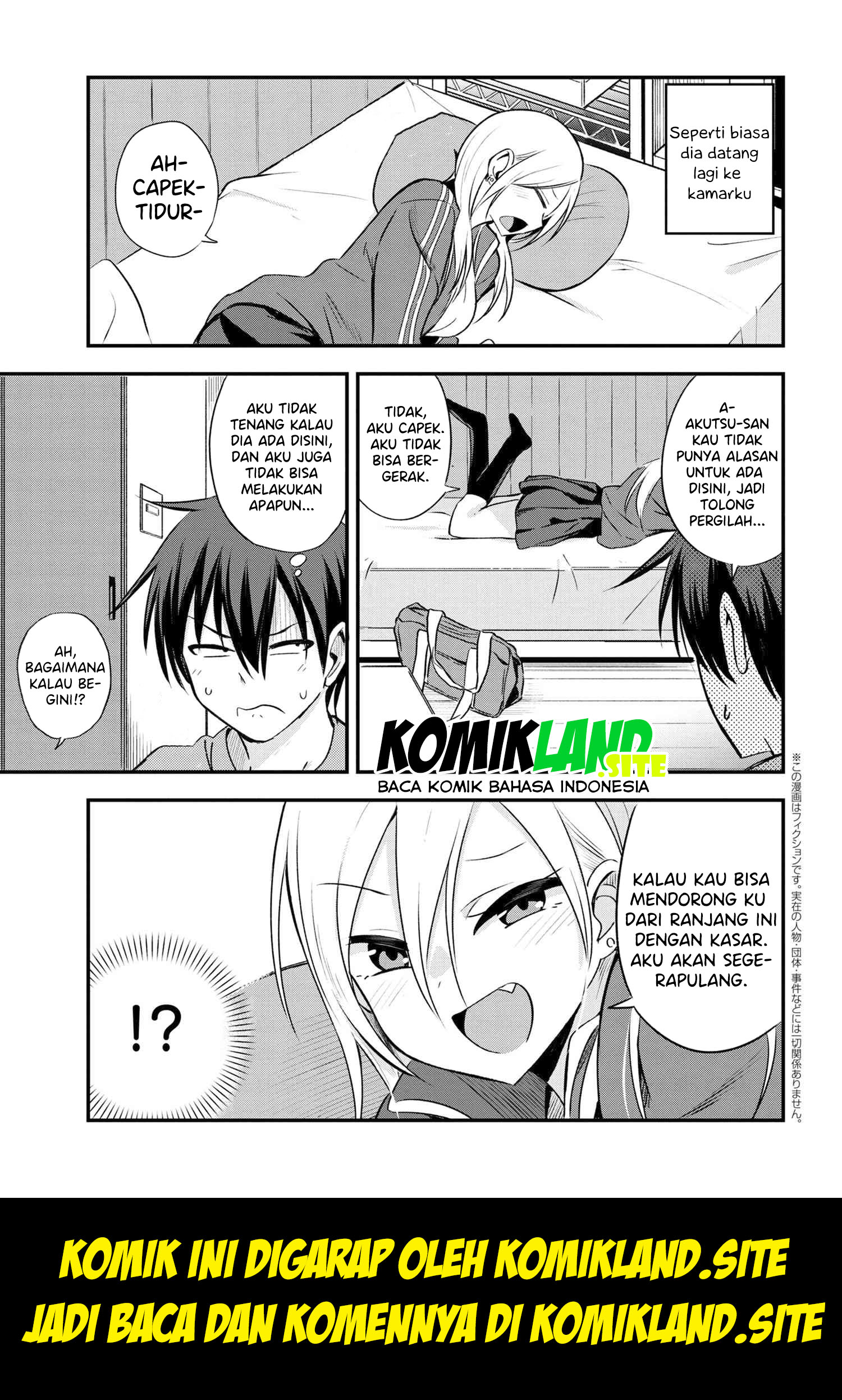 Please Go Home, Akutsu-san! Chapter 3