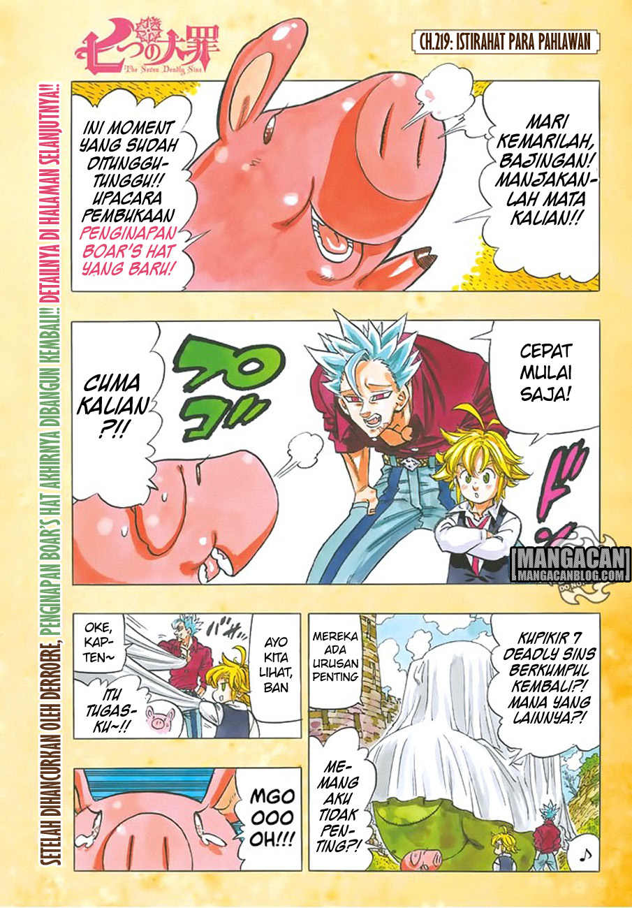 Nanatsu no Taizai Chapter 219