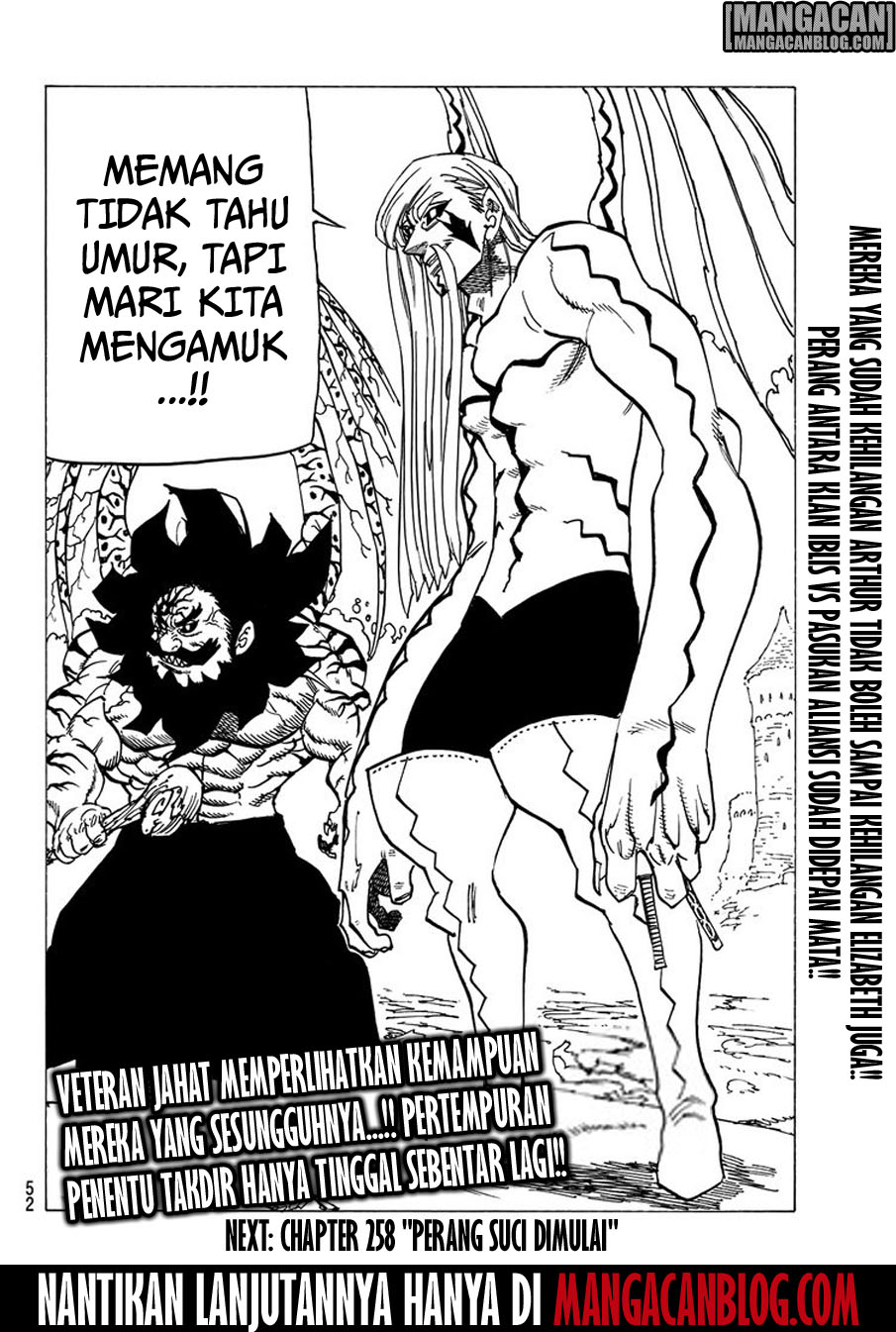 Nanatsu no Taizai Chapter 257