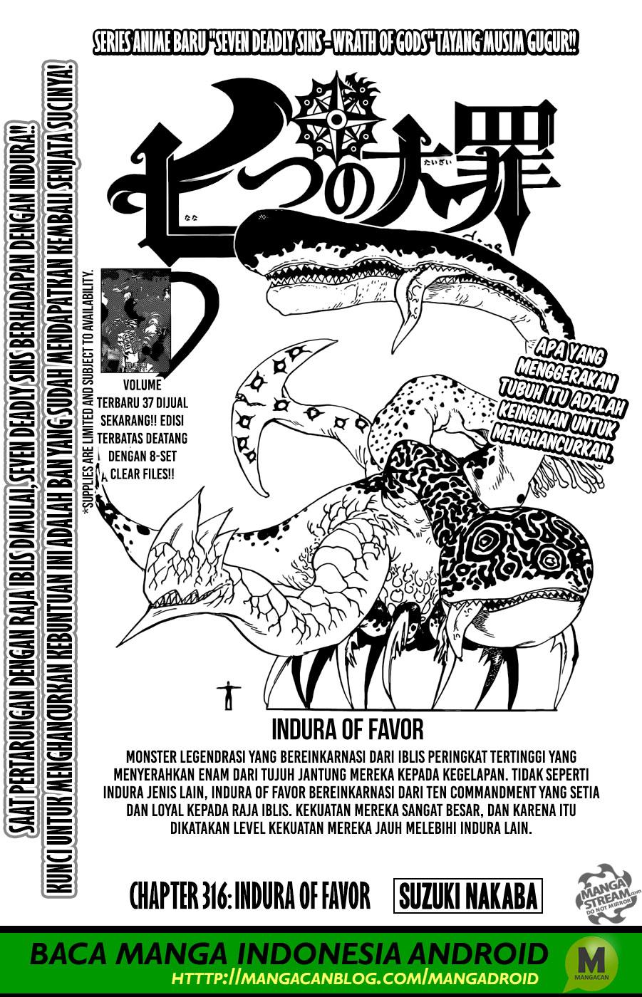 Nanatsu no Taizai Chapter 316