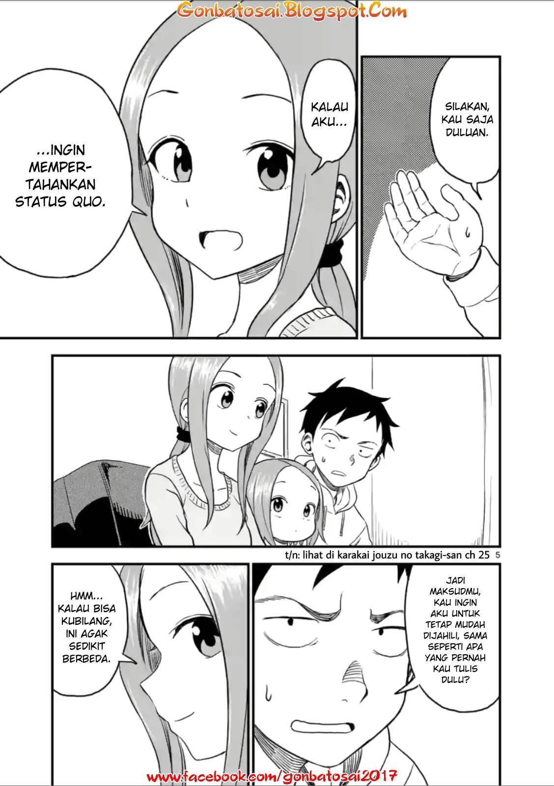 Karakai Jouzu no (Moto) Takagi-san Chapter 26