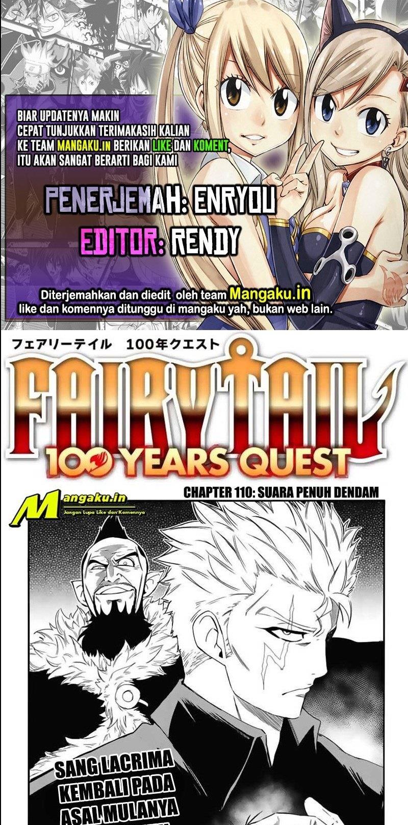 Fairy Tail: 100 Years Quest Chapter 110