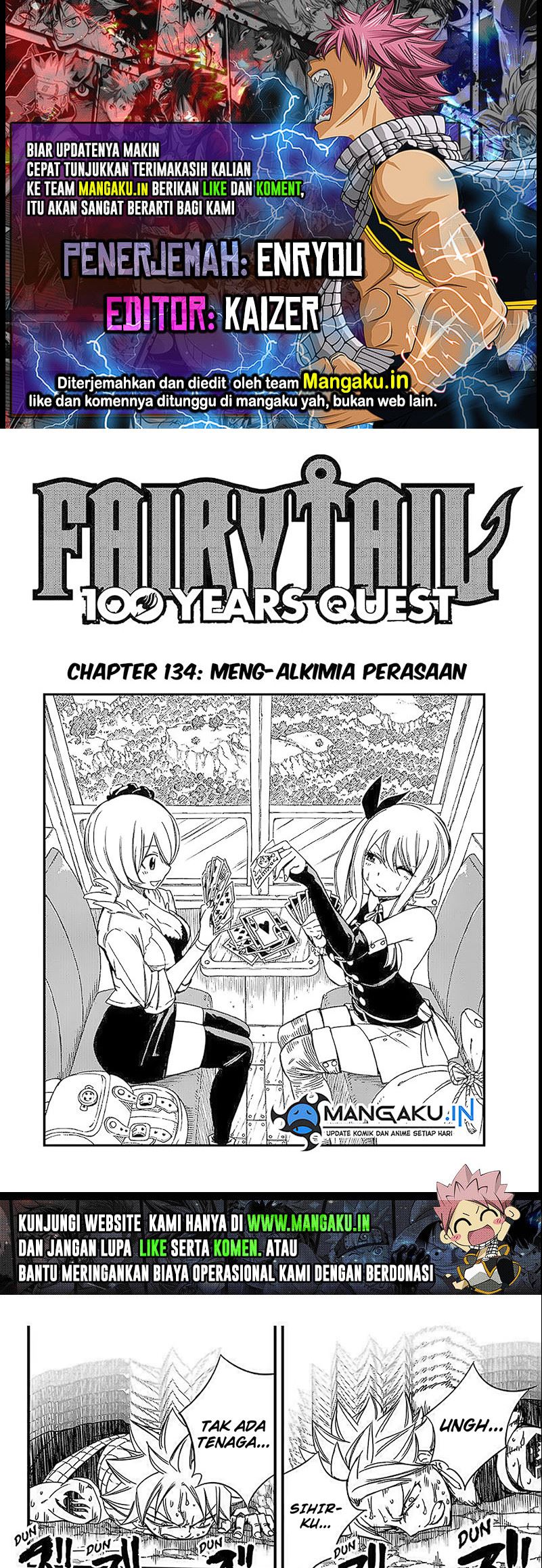 Fairy Tail: 100 Years Quest Chapter 134