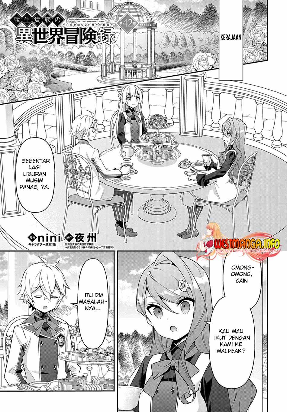 Tensei Kizoku no Isekai Boukenroku ~Jichou wo Shiranai Kamigami no Shito~ Chapter 42