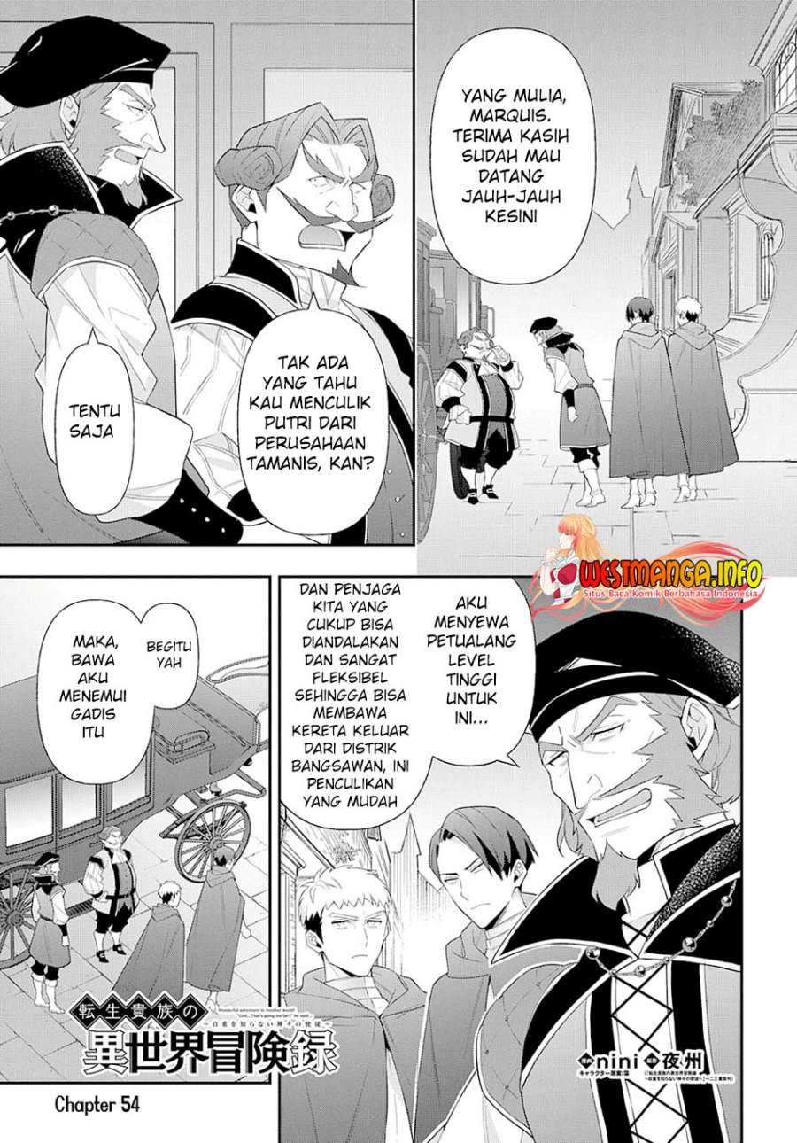 Tensei Kizoku no Isekai Boukenroku ~Jichou wo Shiranai Kamigami no Shito~ Chapter 54