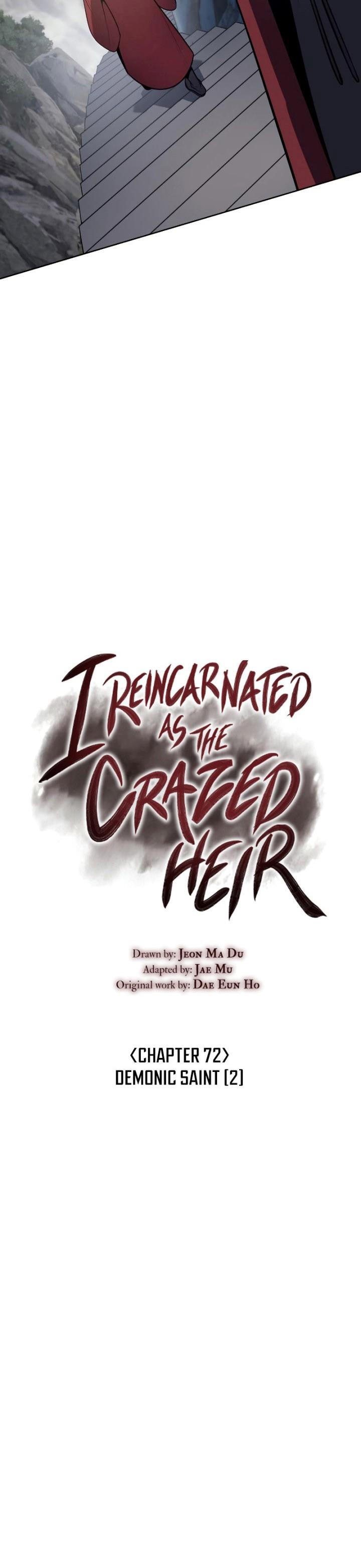 I Reincarnated As The Crazed Heir Chapter 72