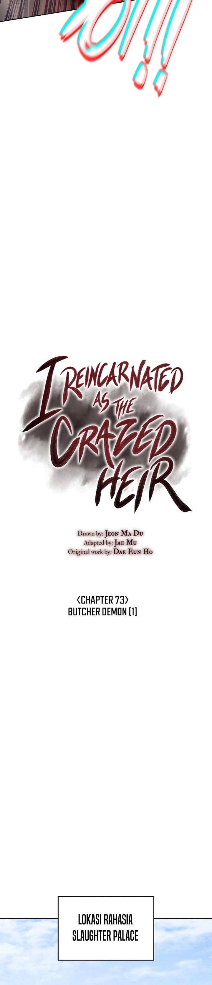 I Reincarnated As The Crazed Heir Chapter 73