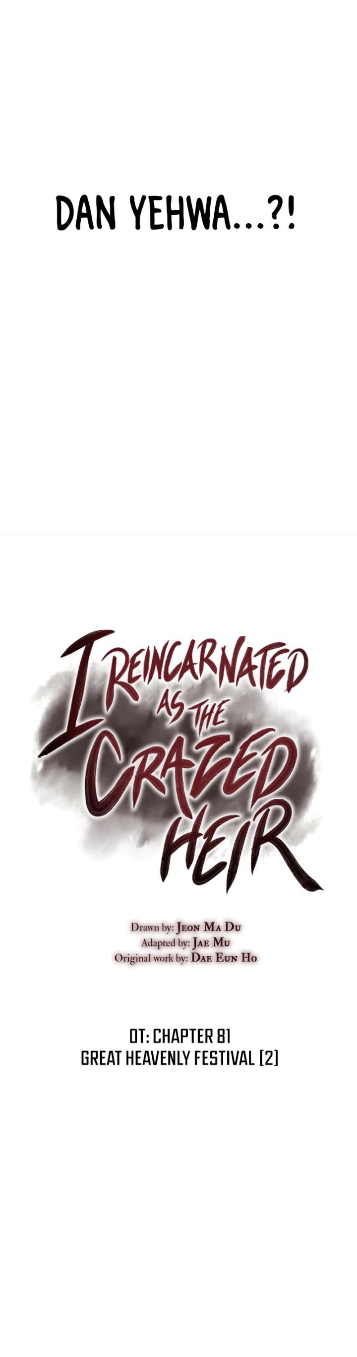 I Reincarnated As The Crazed Heir Chapter 81