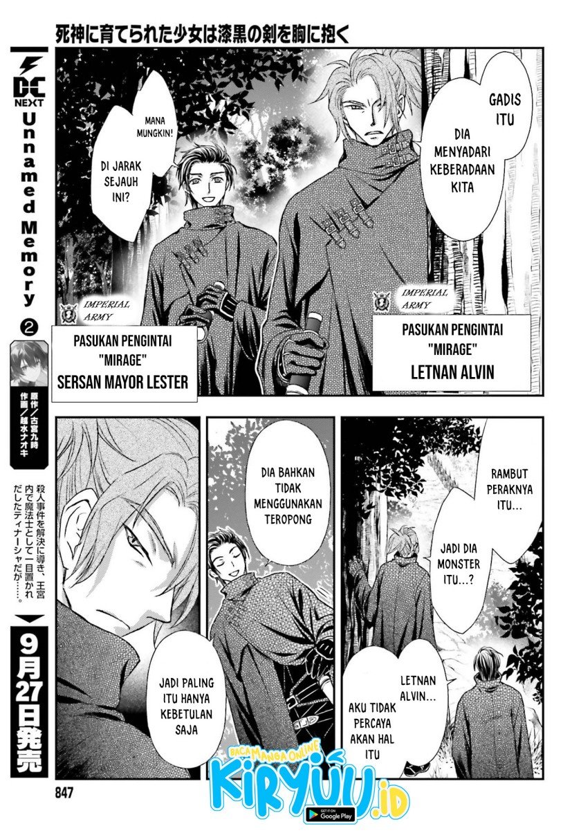 Shinigami ni Sodaterareta Shoujo wa Shikkoku no Tsurugi wo Mune ni Idaku Chapter 22