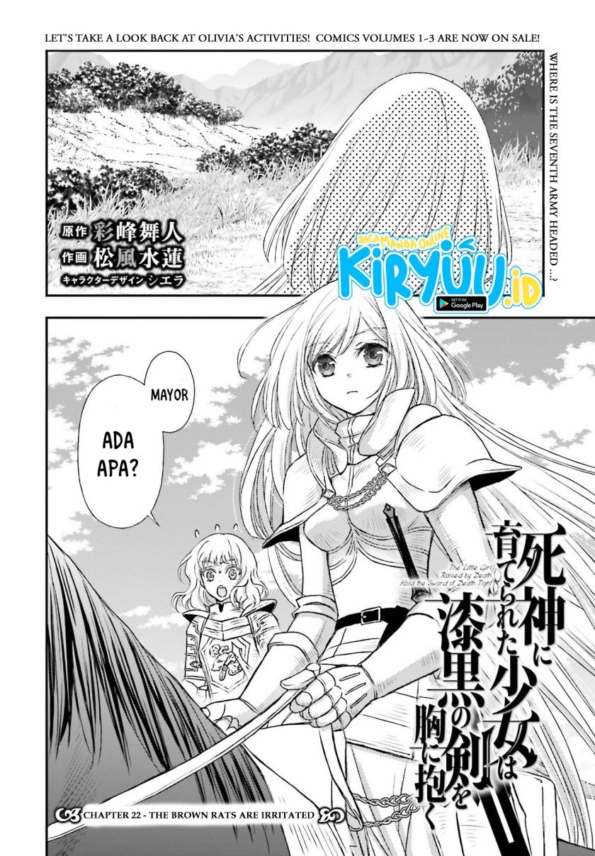 Shinigami ni Sodaterareta Shoujo wa Shikkoku no Tsurugi wo Mune ni Idaku Chapter 22