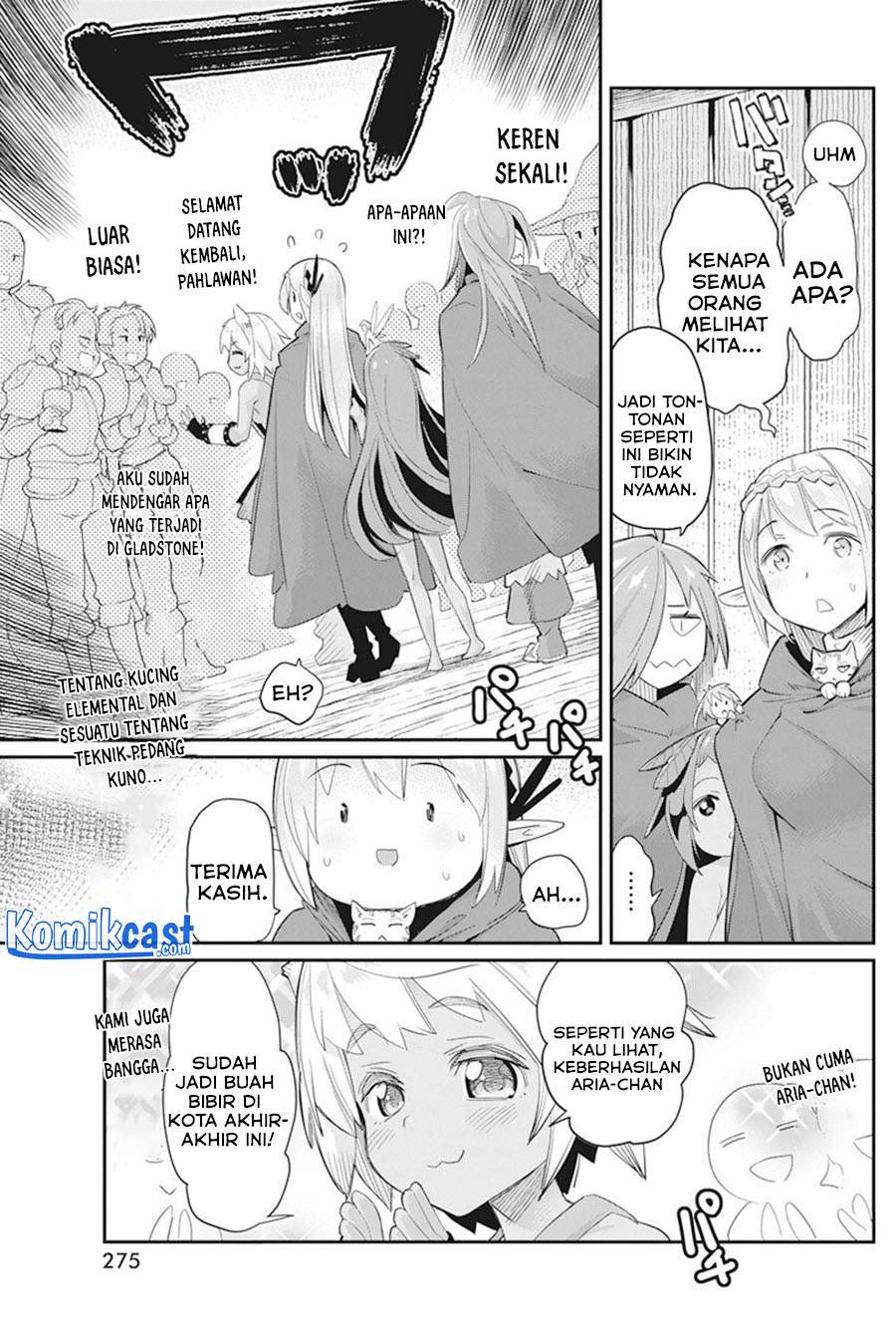 S-Rank Monster no Behemoth Dakedo, Neko to Machigawarete Erufu Musume no Kishi (Pet) Toshite Kurashitemasu Chapter 37