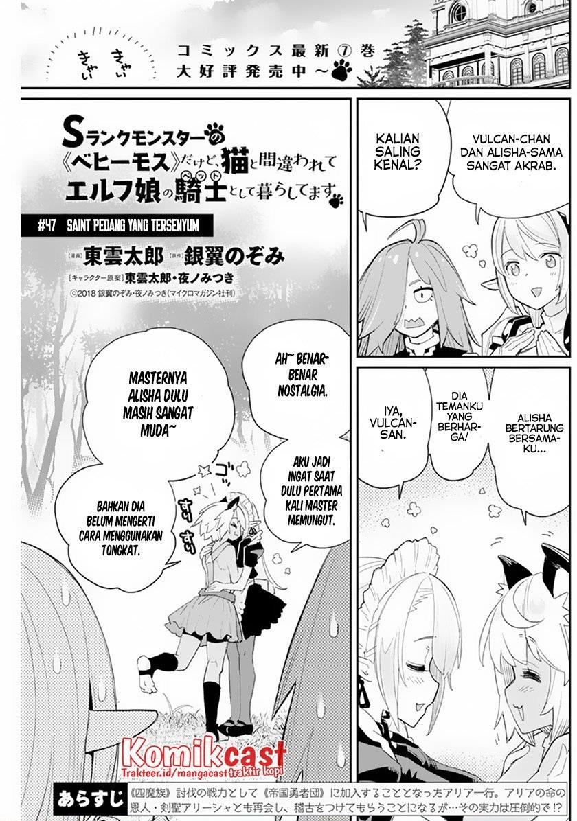 S-Rank Monster no Behemoth Dakedo, Neko to Machigawarete Erufu Musume no Kishi (Pet) Toshite Kurashitemasu Chapter 47