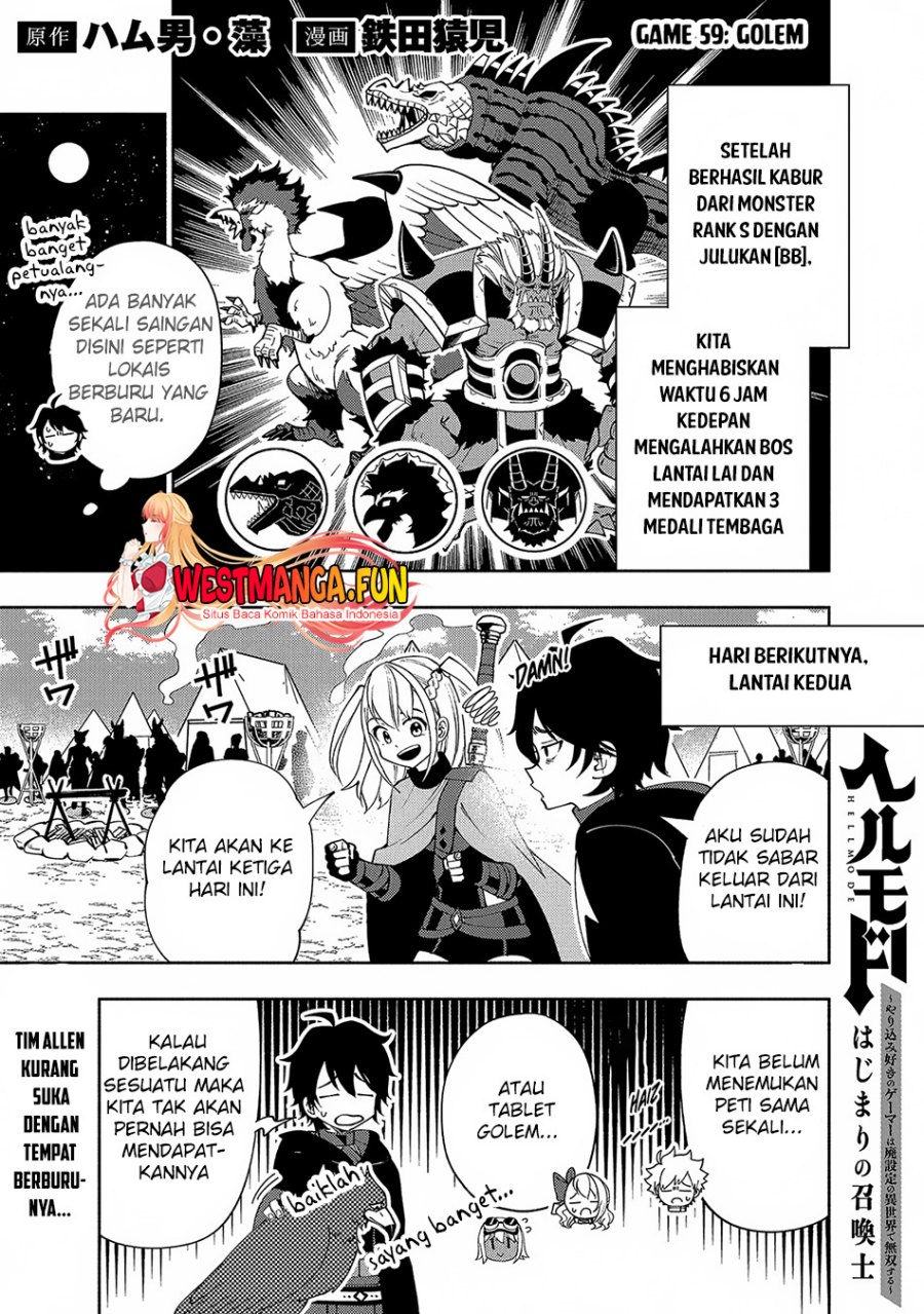 Hell Mode: Yarikomi Suki no Gamer wa Hai Settei no Isekai de Musou Suru Chapter 59