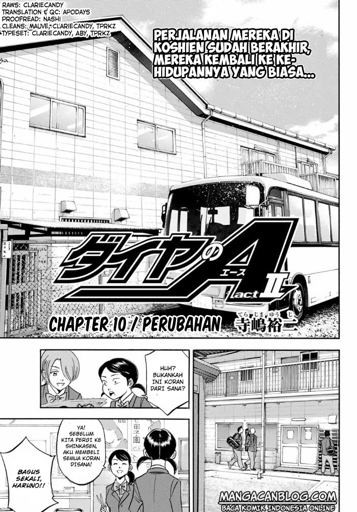 Diamond No Ace Act 2 Chapter 10